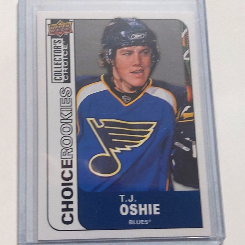 T.J. Oshie Collectors Choice 2008/09 *Rookie Card* St. Louis Blues